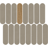 41QG Мозаика Mosaico Rockaway Gris R10 27x31