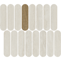 41SH Мозаика Mosaico Passy Blanco 27x31