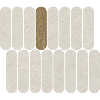 41SR Мозаика Mosaico Barbican Blanco R10 27x31