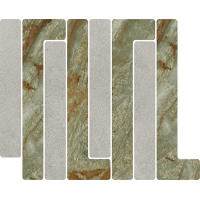 41W3 Мозаика Mosaico Trellick Faroe Ceniza 30x24,2