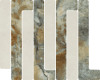 41W7 Мозаика Mosaico Trellick Tassili Blanco 30x24,2
