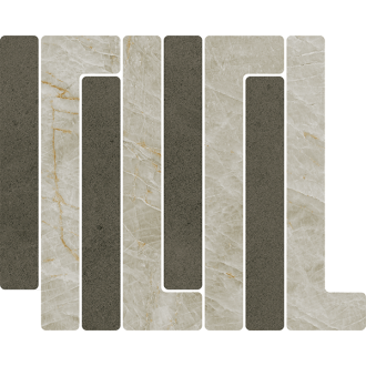 41WA Мозаика Mosaico Trellick Uyuni Antracita 30x24,2