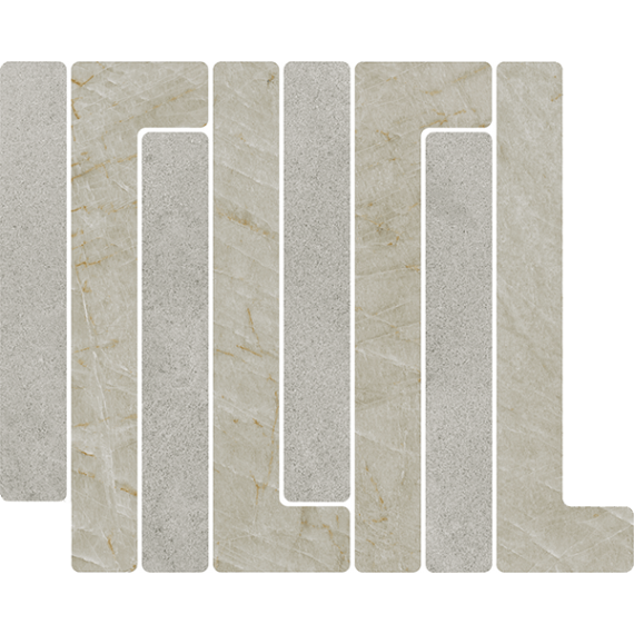 Керамическая плитка 41WD Мозаика Mosaico Trellick Uyuni Ceniza 30x24,2