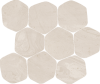 42ZR Мозаика Mosaico Torino Beige 25x30