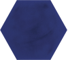 4B3G Керамогранит Hexagono Figuli Blue 15x17