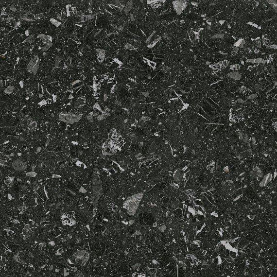 Керамогранит 4X58 Керамогранит Luna-R Negro Pulido 119,3x119,3