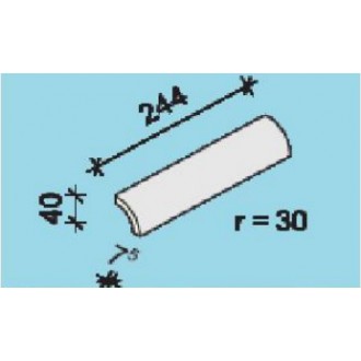 52-37120 Chroma II Dunkelblau радиальная планка 25x40