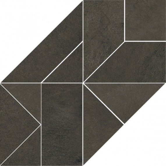 Керамогранит 54456 MOSAICO ES.T11 NERO 40x40