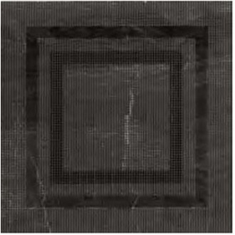 57813 Black Decoro Cassettone 40x40