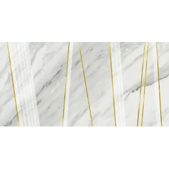 57821 Statuario Decoro Linee 40x80