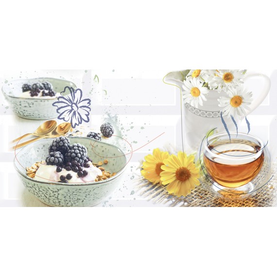 Керамическая плитка 583012020 Декор Vogue Morning 2 20.1х40.5