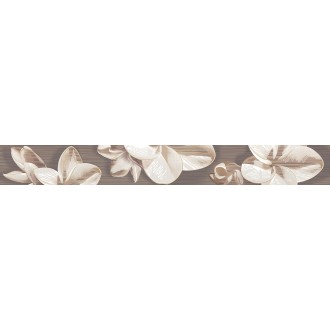 584191003 Плитка Бордюр AMATI PLUMERIA ALBA 50,5х6,2