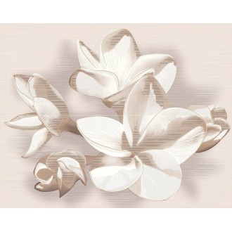 584192004 Плитка Панно AMATI PLUMERIA BEIGE 40,2x50,5