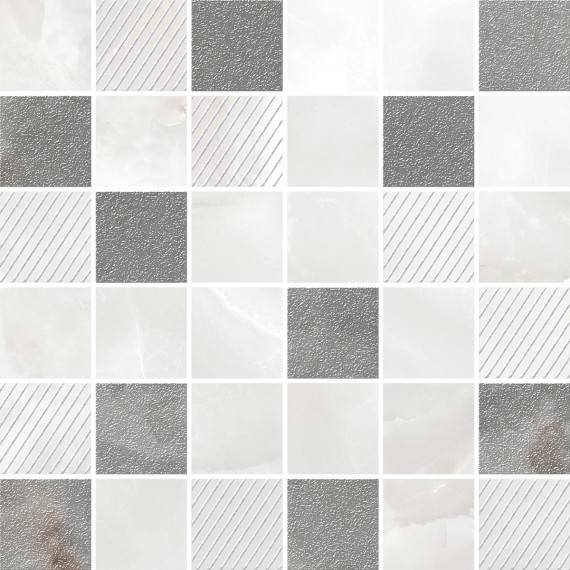 Мозаика 587433004 Мозаика Opale Grey Mosaic 30x30