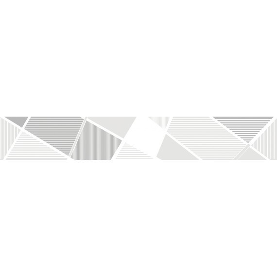 Керамическая плитка 587901002 Плитка Бордюр Sonnet Grey Geometria 50,5x6,2