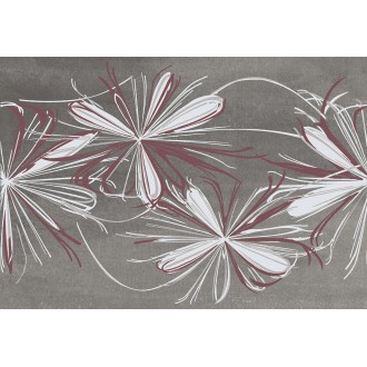 587902001 Плитка Декор Sonnet Grey Flower 20,1х50,5