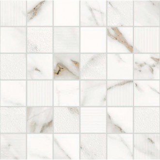 588143004 Мозаика Calacatta Grey Mosaic 30x30