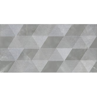 588912001 Плитка Декор Opale Grey Geometria 31,5x63