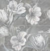 588912003 Плитка Панно Opale Grey Flower 63x63