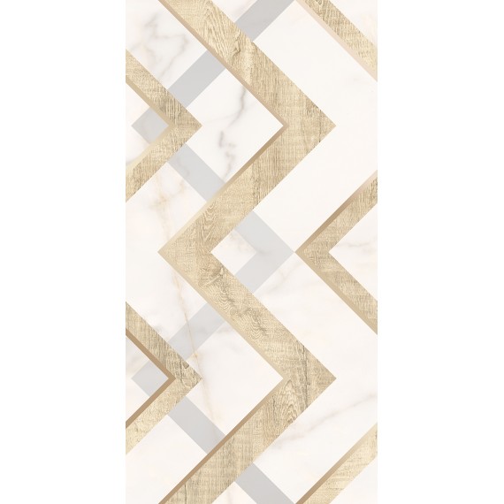 Керамическая плитка 589002001 Плитка Декор Apulia Oro Geometria 31,5х63