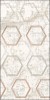 589002003 Плитка Декор Apulia Oro Hexagone 31,5х63