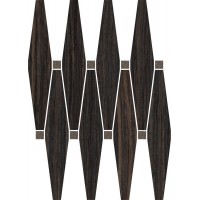 59224 Mos.Losanga Bronze Sat.con Oro 27x35,8
