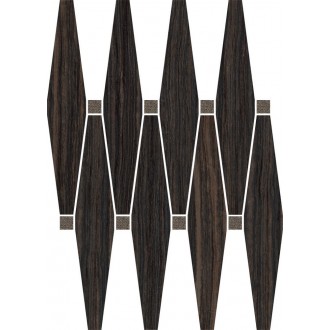 59224 Mos.Losanga Bronze Sat.con Oro 27x35,8