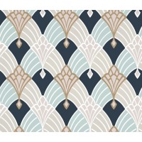 6000860 Плитка Sospiri Deco Blu Salvia Sat. 12,1x14