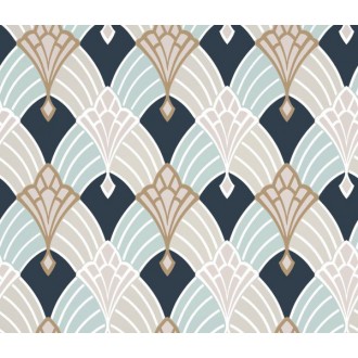 6000860 Плитка Sospiri Deco Blu Salvia Sat. 12,1x14