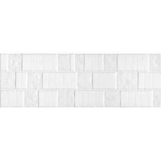 60170 Бьянка белый глянцевый антик 20x60x0.9