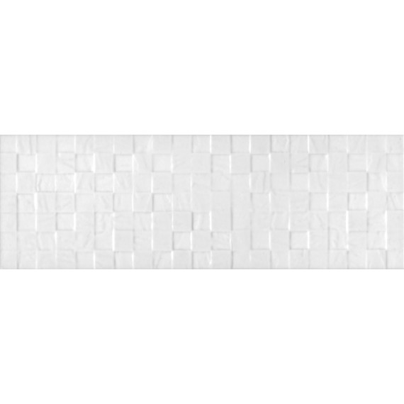 Керамическая плитка 60171 Бьянка белый глянцевый мозаика 20x60x0.9
