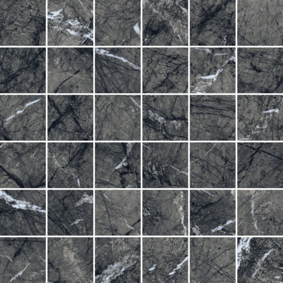 Керамогранит 610110000735 Uffizi Black Mosaico 30x30