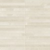 610110001033 Ardesia White Mosaico Strip 30x30