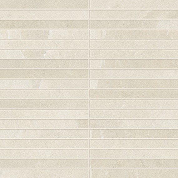 Керамогранит 610110001033 Ardesia White Mosaico Strip 30x30