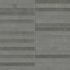 610110001034 Ardesia Grey Mosaico Strip 30x30