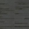 610110001035 Ardesia Black Mosaico Strip 30x30