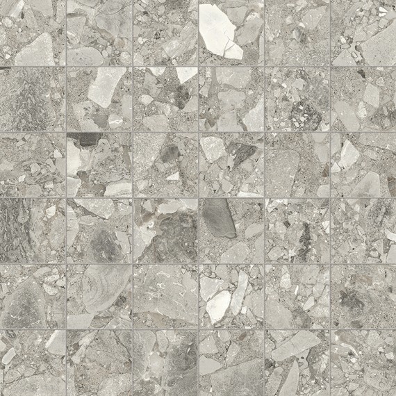 Керамогранит 610110001098 Grey Mosaico 30x30