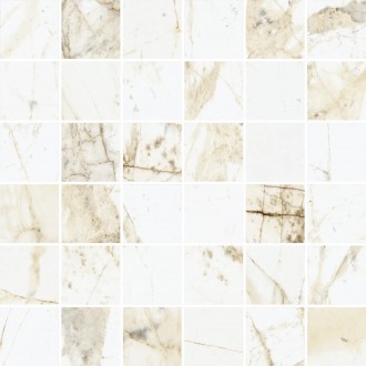 610110001256 Canova White Mosaico 30x30