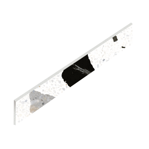 Керамогранит 610130005319 Palladio White Battiscopa 7,2х60