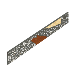 610130005320 Palladio Black Battiscopa 7,2х60