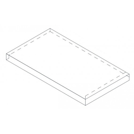 Ступени 620070001828 Ступени Drift White Scalino Angolo Sx 33x60