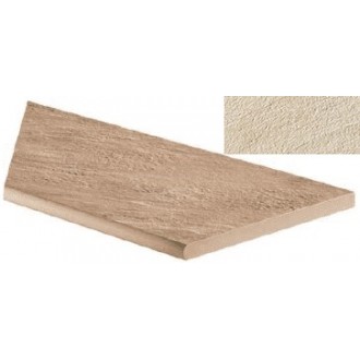 620090000307 Керамогранит Cliff Bianco Round Angolo Sx 30x60