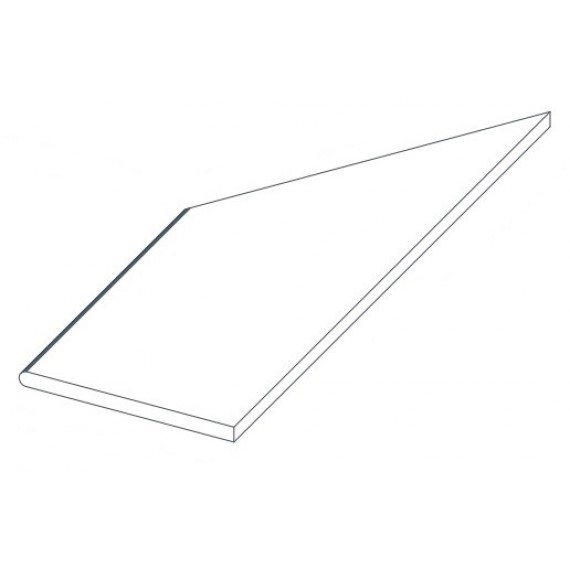 Керамогранит 620090000787 Керамогранит Drift White Round Angolo Sx 30x60