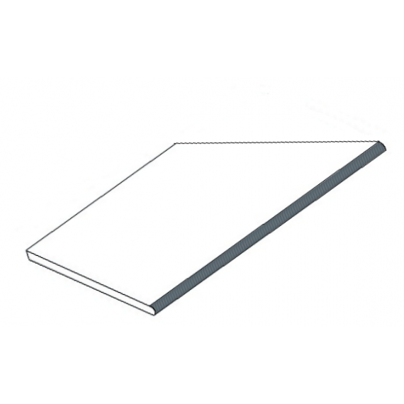Керамогранит 620090000860 Керамогранит Drift White Round Angolo Esterno Sx 30x60