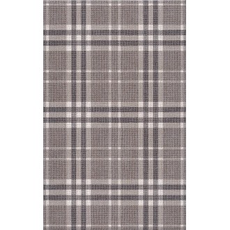 6349 Плитка Трокадеро клетка коричневый 25*40