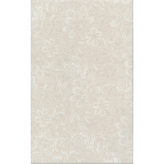 Ступени 6381 Плитка Ауленсия беж орнамент 25x40