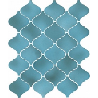 65005 Плитка Арабески Майолика голубой 26x30