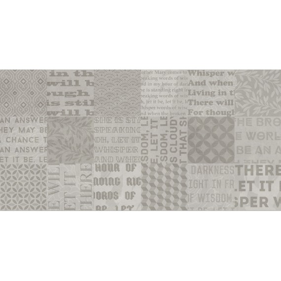 Керамическая плитка 652151 Abba Patchwork серый 30х60