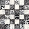 69MU-DN Musa Damasco Negro 30x30