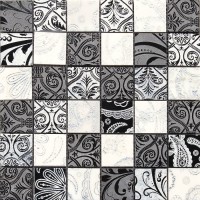 69MU-DN Musa Damasco Negro 30x30